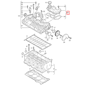 05E103495B 油分离器适用于大众高尔夫捷达奥迪A3 1999-2014 |   适用于大众集团1.8T和2.0T涡轮增压汽油发动机 - Product Image 5