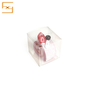 Custom logo Printing Brand Clear Box Shipping Packaging Plastic Boxes Transparent PVC Food Toy Cake Gift Packaging Plastic box