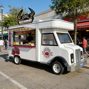 Witte, hoogwaardige mobiele foodtrailer, ijscowagen, hotdogkar, elektrische foodtruck - Product Image 4