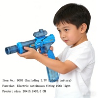 Pistolet à eau électrique longue portée pour l'extérieur, jouet électronique en plastique pour enfants et adultes