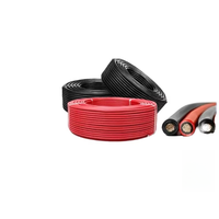 Cable Solar Fotovoltaico de CC GF0028 de 4mm y 6mm de Fábrica China, Conductor de Cobre Estañado, XLPE, Clasificación IP67, Baja Tensión 600V/1kV, 1/2 Hilos
