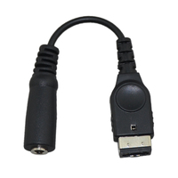 Adaptateur de prise casque 3,5 mm, cordon adaptateur, câble pour casque pour GBA SP