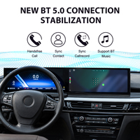 Foforfor Double écran 15,8 pouces pour BMW X5/X6 2014-2018 NBT/EVO Android 14 Carplay Autoradio avec tableau de bord LCD Nouvelle mise à niveau