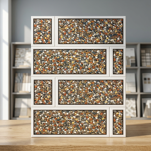 Carreaux muraux en céramique OEM 300x600mm, effet pierre 3D numérique émaillée, texture imitation, certifiés ISO9001, pour salle de bain et centre commercial - Product Image 4