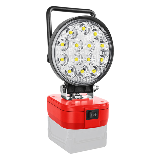 New Custom 4 Inch Mini Round Cordless 42W Battery Operated Portable 6000-6500K LED Work Light for Truck Car Retrofit/Upgrade