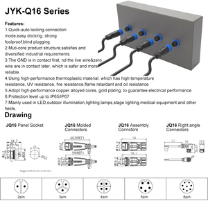 <span class=keywords><strong>M12</strong></span> 2 3 4 5 pin nữ nam ip-đánh giá kết nối nước bằng chứng chống ẩm kết nối cho các thiết bị y tế và thiết bị phòng thí nghiệm - Product Image 6