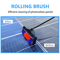 Brosse à rouleaux MULTIFIT MULR D01 7,5 m pour le nettoyage des panneaux solaires, efficace, durable, utilisation sèche et humide pour les produits d'énergie solaire