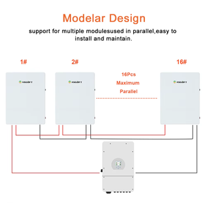 Stock UE Stockage d'énergie domestique 5.12kWh Powerwall Batterie LiFePO4 5kWh 10kWh 51.2V 100Ah Pack de batteries lithium-ion pour système solaire - Product Image 6