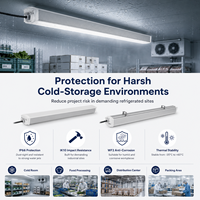 Éclairage LED Tri-Proof à économie d'énergie pour entrepôts frigorifiques 100/130lm/W Indice de protection IP66 Garantie de 5 ans CRI élevé 83
