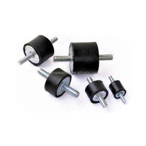 Industrielle wetterfeste Gummidämpfer für den Außenbereich, M8-Gewinde, Silent Block Vibrationsdämpfer mit Muttern und Unterlegscheiben, zuschneidbar - Product Image 3