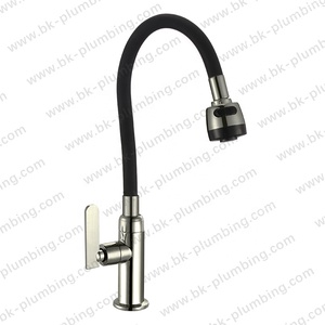 Grifo De latón Flexible Para fregadero De Cocina, grifería Monocomando De Agua Para Canilla, grifería De Cocina, cuello largo, barato - Product Image 3