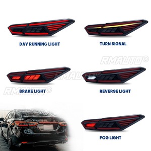 Pour Toyota Camry 2018-2022 : Feux de jour LED, Phares antibrouillard étanches, Ensemble de feux arrière, Kit carrosserie - Product Image 4