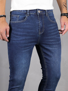 Moda Streetwear pantaloni <span class=keywords><strong>Jeans</strong></span> da <span class=keywords><strong>uomo</strong></span> <span class=keywords><strong>skinny</strong></span> alla moda denim pantaloni da <span class=keywords><strong>uomo</strong></span> <span class=keywords><strong>elasticizzati</strong></span> di alta qualità <span class=keywords><strong>Jeans</strong></span> - Product Image 4