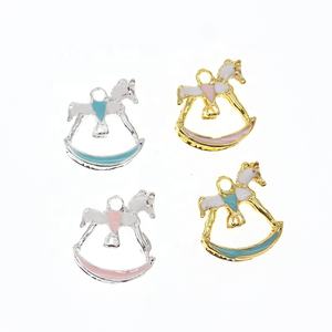 Детская булавка, серебристые, золотистые, полностью горный хрусталь, эмаль, маленькая обувь, посеребренные подвески для детей, булавки - Product Image 6