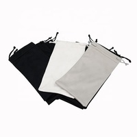 Pochette souple personnalisée en microfibre avec cordon de serrage Pochettes pour lunettes de soleil Sac à lunettes Sacs pour lunettes