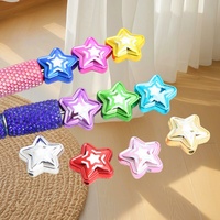 Étoile à cinq branches en émail acrylique couleur macaron, perle DIY pour stylo, attache-cheveux perlée, breloque de téléphone, accessoire porte-clés Yiwu