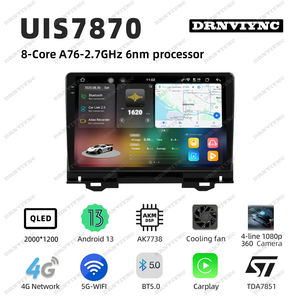 Radio para Auto Android 13 de 10.36 Pulgadas 7870 2K con Pantalla Carplay, Cámara 360, Reproductor de Audio Estéreo para Auto con DSP 4G para <span class=keywords><strong>Honda</strong></span> Vezel <span class=keywords><strong>HRV</strong></span> 2021 - 2024 - Product Image 3