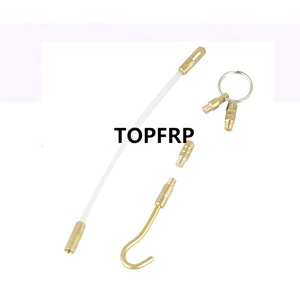 4mm Fish Tape Fiberglass Wire Cable <b>Rod</b> Pull Kit with Hook and Hole - Product Image 3
