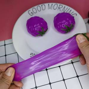 Promotional Unisex Grape TPR Squishy Splat <b>Balls</b> Stress Reliever <b>Squeeze</b> Toys for 5 to 7 Years Old Children - Product Image 1