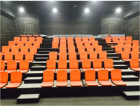 Chaises pliantes de stade en HDPE, sièges de gradins, chaises en plastique durables et portables pour la vente en gros CS-ZZY-P