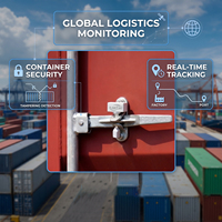 Sceaux intelligents pour conteneurs ILinkCon 4G, surveillance logistique mondiale 4G, haute sécurité, verrouillage intelligent