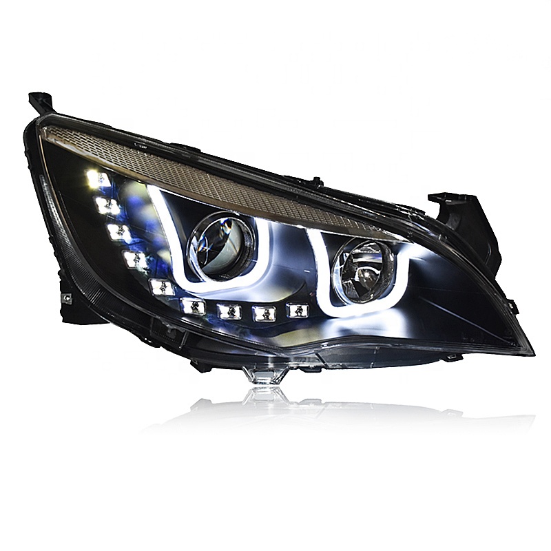 For Buick Excelle XT Opel Astra LED Headlight 2010 2011 2012 2013 With Bi Xenon Projector Lens LED Daytime Running Lamp