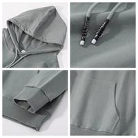 Fabricants de sweats à capuche surdimensionnés unisexes en coton et élasthanne de 260 g, doublés en tissu éponge, de marque OEM, personnalisés