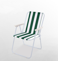 Chaise de camping de loisirs en gros, chaise de plage pliable portable