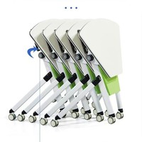 Bureau de formation pliable moderne et simple de qualité supérieure, modulaire, disponible en différentes tailles et formes, adapté aux bureaux et aux immeubles de bureaux