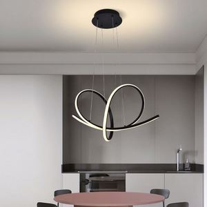 Gran oferta, lámpara colgante de techo de lujo nórdica, lámparas de comedor modernas, luces colgantes, lámpara de araña con anillo circular, luz LED - Product Image 4