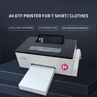 Mesin Printer DTF Ukuran A4 Kecil Baru untuk Pencetakan Film Heat Press pada Kaos, Baju, Pakaian, dan Kain