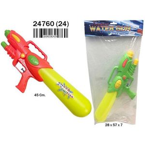 Super pistola ad acqua da 45 cm, giocattolo in plastica per bambini, per giocare all'aperto - Product Image 1