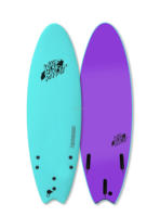 Planche de Surf Softboard avec Sac de Transport Sous Vide, en Fibre de Verre et Bois EPS pour Sports Nautiques Océaniques, Aileron Inclus