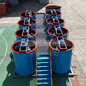 Lixiviación de procesamiento de oro a pequeña escala 12-20TPD Planta móvil de minería de oro - Product Image 2