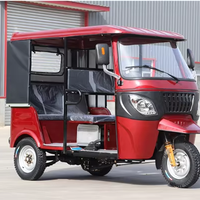 Tricycles à moteur à essence de haute qualité et populaires, à moteurs refroidis par eau, pour le transport de passagers