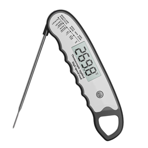 Termómetro Digital Plegable de Acero Inoxidable 304, Alta Precisión, Respuesta Ultra Rápida, Pantalla LCD, Impermeable, Rotación de 180°, para Barbacoa - Product Image 3