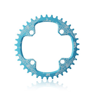 LUNJE круглая узкая широкая Горная велосипед MTB 32T 34T 36T 38T Корона кривошипная система с одной зубчатой пластиной детали 104 BCD - Product Image 3