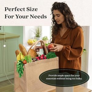 Bolsa de Yute Personalizada, Económica, para Regalo de Dama de Honor o Mamá, Diseño Colorido, Multiusos, Reutilizable - Product Image 5