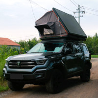 Tente de toit avec climatisation intégrée |   Installation entièrement automatique |   Coque en polyester pour télécommande |   Double couche quatre saisons