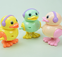 Jouet à manivelle pour enfants : Poulet, dinosaure, grenouille sautillante, lapin, canard