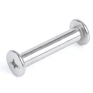 popular customized Stainless steel male and female rivets screws nuts double cap bolts philips driver or hex