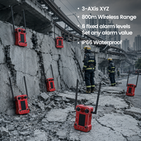Monitor Gempa Gempet, Keruntuhan Jembatan, Sensor Kemiringan XYZ, Akselerometer, IP66, Struktur Pemasangan Magnetik, Peringatan