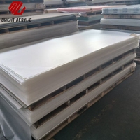 Plaque acrylique mate dépolie résistante aux UV BRIFHT 3MM 1220x1830mm avec service de découpe pour cloisons de bureau et panneaux directionnels