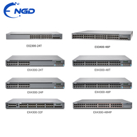 Commutateur rackable Gigabit EX4300-48T 48 ports RJ45 – Commutateur Ethernet Gigabit géré, très populaire pour un réseau d'entreprise stable