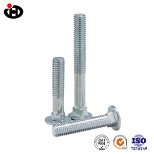 Din603 Standard Galvanized Carbon Steel Carriage Screw Nut Set Semi round Head Square Neck <strong>Rack</strong> Special Combination <strong>Bolt</strong> - Product Image 6