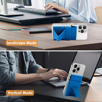 Dompet Kartu Magnetik Anti Maling dari Aluminium dengan Tombol Tekan, Tempat Kartu RFID Logam Minimalis untuk Pria