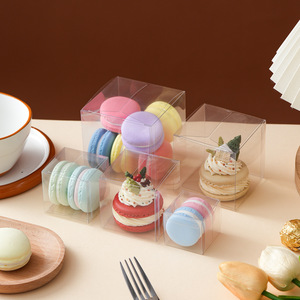 Petites boîtes cadeaux en plastique PET pour bombes au chocolat, macarons, friandises, bonbons, faveurs de mariage, de baby shower et d'anniversaire - Product Image 1