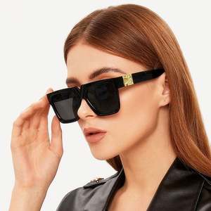 Gafas de Sol Cuadradas con Marco Grande Retro, Personalizadas con Logotipo, a la Moda 2020, para Mujer/Hombre, Gafas de Sol Extra Grandes - Product Image 1