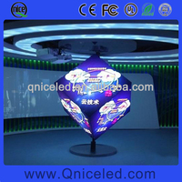 Fabbrica di formato Personalizzato 500x500mm 576x576mm 640x640mm 768x768mm LED cubo Schermo P2 P2.5 P3 P4 P3.91 LED Video Cubo Display Dello Schermo