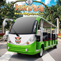 Bus touristique électrique à quatre roues BFF Kepler 11/14/23/32 sièges pour les attractions touristiques bureau de vente voiture ferries